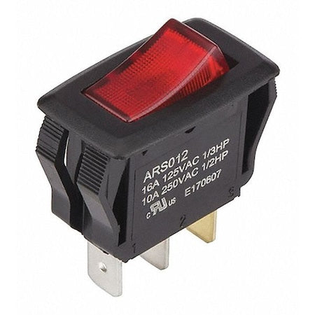 Nsi 77150RQ - Lighted Rocker Maintained Spst On-Off