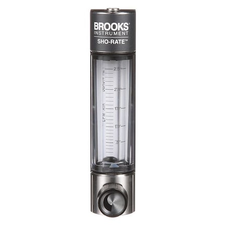 Brooks 1250AD6051ALSVV - Flowmeter,Air,15 to 150 LPH,Glass
