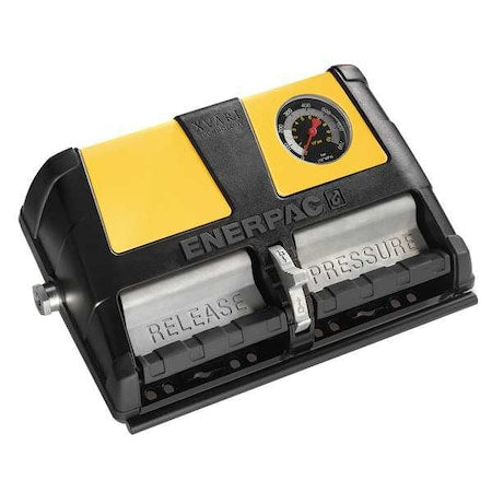 Enerpac XA11G - XA11 G, Air Driven Hydraulic Pump, 3/3 Valve, 61 in3 Oil, Pressure Gauge, For Single-Acting Tools