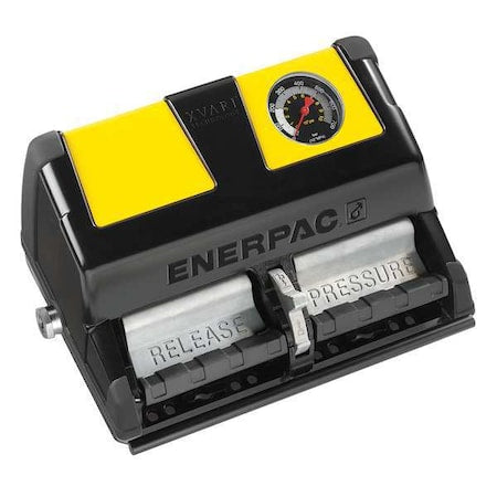 Enerpac XA12G - XA12 G, Air Driven Hydraulic Pump, 3/3 Valve, 122 in3 Oil, Pressure Gauge, For Single-Acting Tools