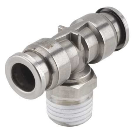 Smc KQG2T09-N02S - 1/4" x 5/16" Tube x MNPT SS Male Branch Tee