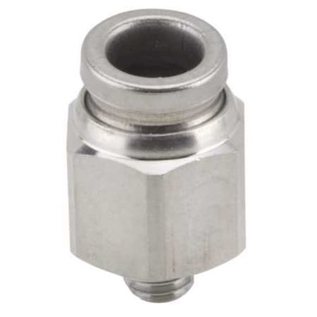 Smc KQG2H06-M5 - M5 x 51/64" x 1/4" Tube x Male SS Adapter