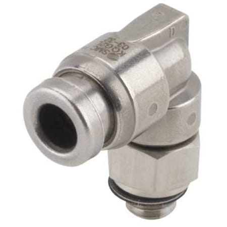 Smc KQG2L04-M5 - M5 x 51/64" x 5/32" Tube x Male SS 90 Degree Elbow