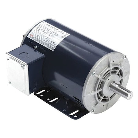 Leeson 145TTDR5701 - 3-Phase Belt Drive Motor, 1, 1/4 HP, 145 T Frame, 460 V AC Voltage, 1,725/860 Nameplate RPM