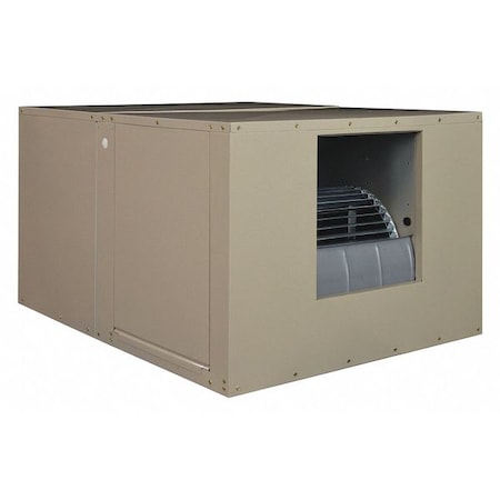 Mastercool AS1C5112 - Ducted Evaporative Cooler, 5,000 cfm, 1,650 sq ft, 7 gal, 3/4 hp, Belt, Down Discharge