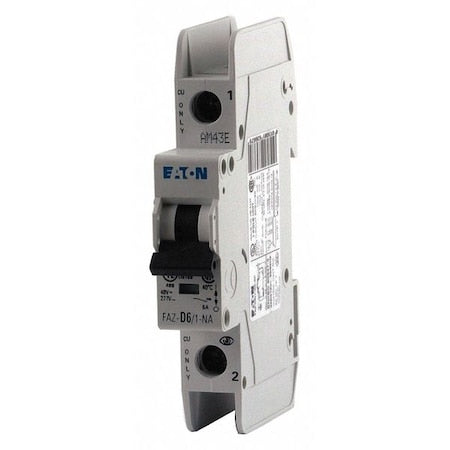 Eaton FAZ-C40/1-NA-SP - IEC Miniature Circuit Breaker, FAZ-NA Series, 40 A, 1 Pole, 240 V AC, 10k A at 277/480 V AC, C Curve