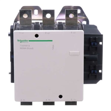 Schneider Electric T02HN13F7 - 120 VAC Non-Reversing Magnetic Contactor 3 P 540 A NEMA 6