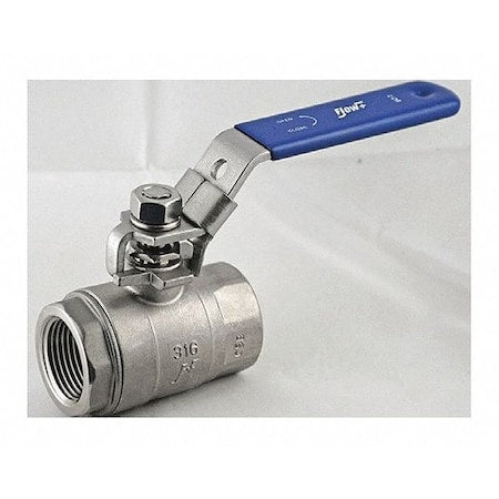 Flow Plus 12B026666RRSE - Ball Valve,1 1/4",2000 psi,CF8 M,2 pcs