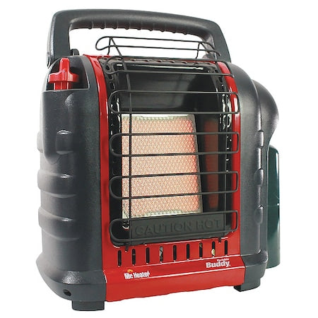 Mr. Heater MH9BX-F232000 - Portable Gas Tabletop Heater, LP, Matchless Piezo, 9 in Wx 14 1/4 in L