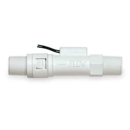 Gems Sensors FS-380P, 209876 - 3/8" MNPT SPST NO Liquid Flow Switch 0.15 gpm
