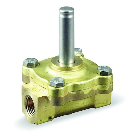 Dayton 007128 - Brass Solenoid Valve Less Coil, Normally Closed, 3/8 in Pipe Size