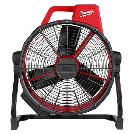 Milwaukee Tool 0821-20 - M18 Brushless Jobsite Fan, 18 in Blade Dia, 3 Speeds, 3400 cfm, Bare Tool