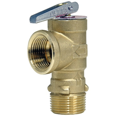 Watts 3/4 3L-150 - Pressure Relief Valve,Brass,150 psi
