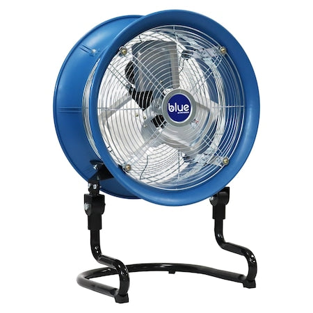 Patterson BLUE1400 - Industrial Fan, Floor Mount, 14 in Blade Dia, 115 V, 2,600 cfm, Non-Oscillating