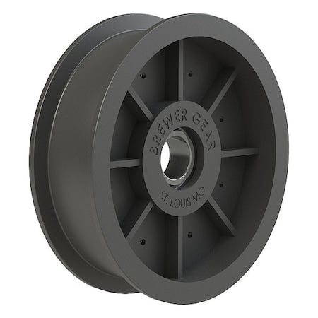 Brewer Machine & Gear BF4501 - Flat Belt Idler Pulley,1 3/8 in W,Ball
