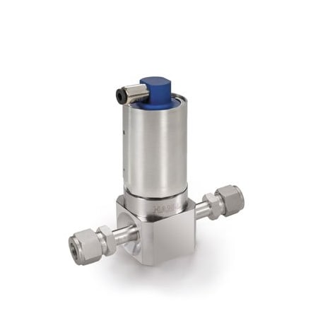 Ham-Let HM20-4VKLC-LL8MM - Actuated Valve,2 Port UCV,Tube Fit 8 mm