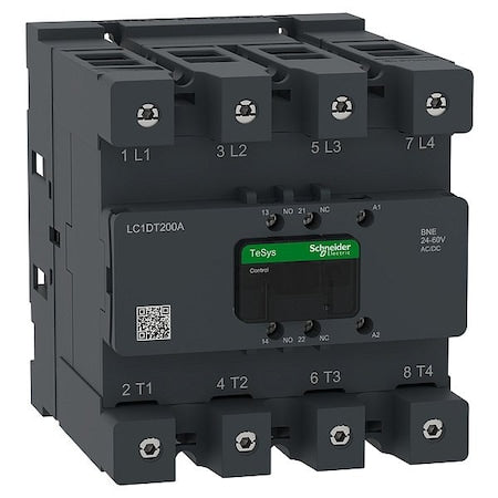 Schneider Electric LC1DT200ABNE - CTR Deca 200 A 4 P 24-60 V ACDC Ev Lk