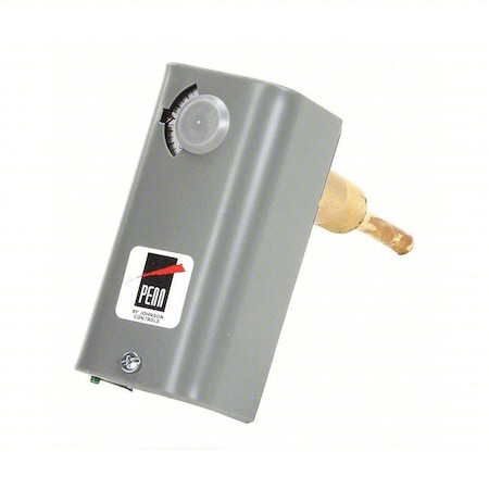 Johnson Controls A19ABC-41C - Line Voltage Mechanical Thermostat, Heat or Cool, -30 to 100 F, Screwdriver, 24 to 600 V AC, 1 C, 1 H