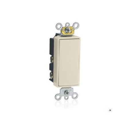 Leviton 5657-2T - Decora Plus Rocker Momentary 15 A Lt Al