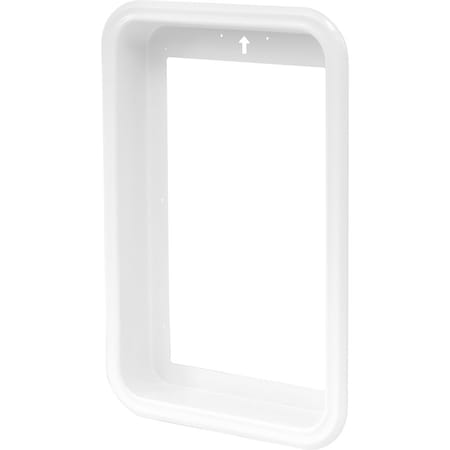 Fellowes 9540801 - Recess Mount Kit,16.25in W,ABS,White