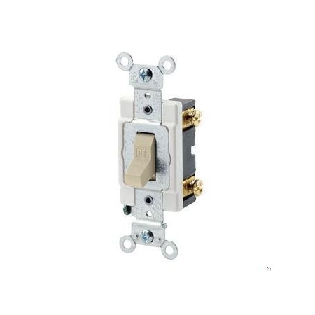 Leviton 12021-2I - Wall Switch, Toggle, 3 A, Ivory