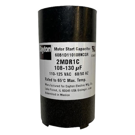 Dayton 2MDR1 - Motor Start Capacitor, Round