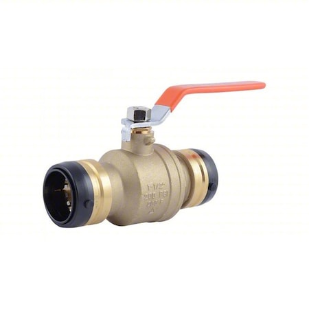 Sharkbite UXLBV41 - Quarter-Turn Ball Valve,6.54" L,Brass