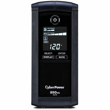 Cyberpower CP850AVRLCD - UPS System, Line Interactive, Out: 120 V AC In: 120 V AC