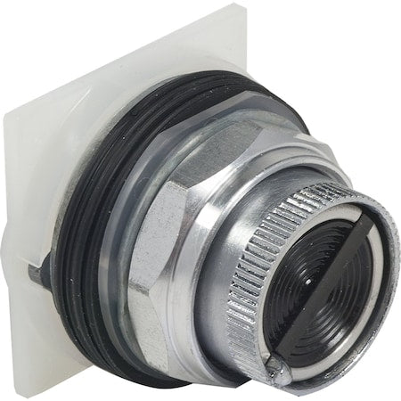 Square D 9001KQ13B - 30mm push button, Type K, selector push button, black insert, NEMA 4, 13