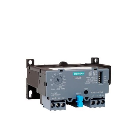 Siemens 3UB81334HW2 - Overload Relay, 1 NC/1 NO, 50 A Min current, 200 A Max current, 690 V AC