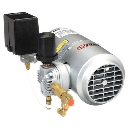 Gast 1LAA-46S-M100GX - Piston Air Compressor,Size 1/4",1725 RPM