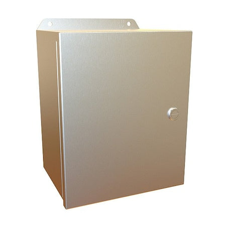 Hammond EJ1086SS - Latches Electrical Enclosure, 10 in H, 6 in D, 8 in W, 12, 13, 3 R, 4, 4 X, Stainless Steel