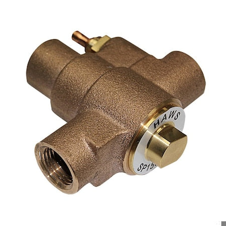Haws SP158B - Valve, Brass, Yellow, For Use With, Shower, Eyewash