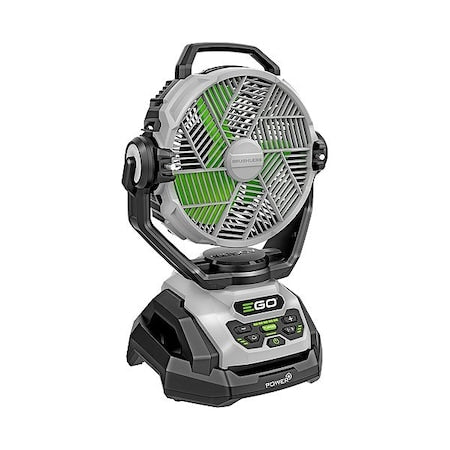 Ego FN1000 - Jobsite Fan, 10" Dia, 56 V DC, 1,700 cfm