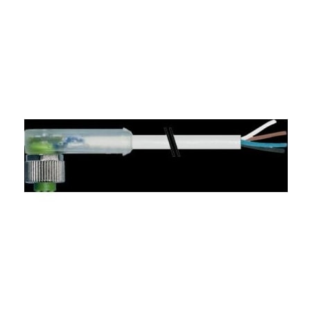 Murrelektronik 7000-12421-2341000 - Cordset,Right Angle,M12,Gray,22 AWG,4 A