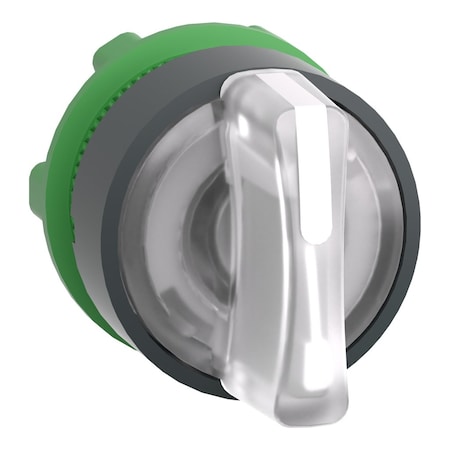 Schneider Electric ZB5AK1813 - Short Hand Select Swtch,Illum,Wht,3 Pos,22mm