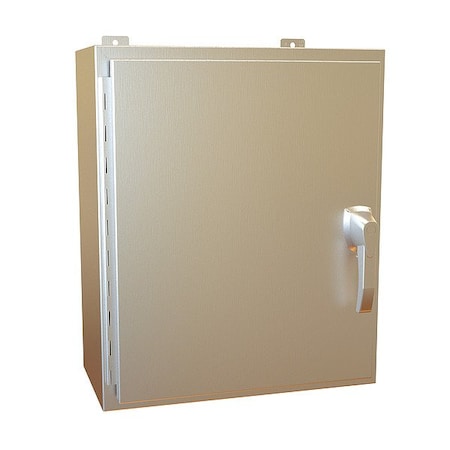 Hammond HW242010SSHK - Handle Electrical Enclosure, 24 in H, 10 in D, 20 in W, 12, 13, 3 R, 4, 4 X, Stainless Steel