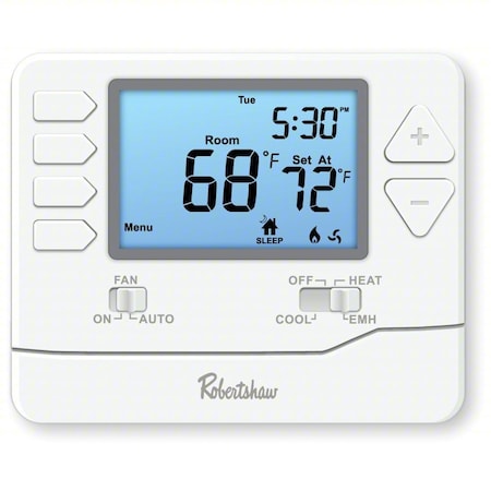 Robertshaw RS8210 - Digital Wall Thermostat,Non-Programmable