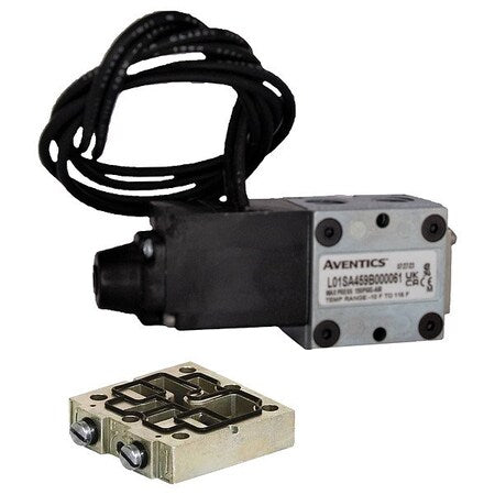 Aventics L01SA487O000030 - Solenoid Air Con Valve,Four-Way,150 psi
