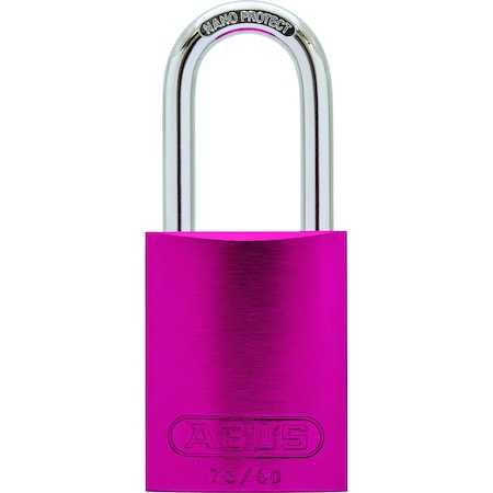 Abus 67755 - Lockout Padlock, Keyed Different, Aluminum, Red, 1 3/4 in Shackle Height, 1 1/2 in Body Width