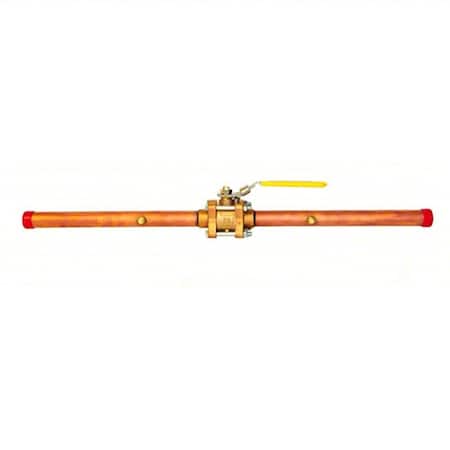 Milwaukee Valve 18092 - Manual 2-Way Ball Valve,NPT,Bronze