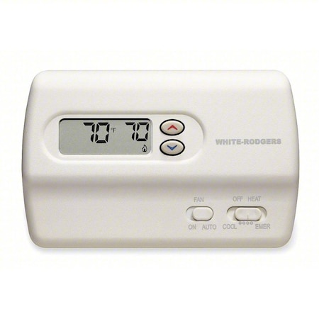 White-Rodgers 01F89 211S1 - Classic 80 Series Thermostats, 2 H, 1 C, Hardwired, 20/30 VAC