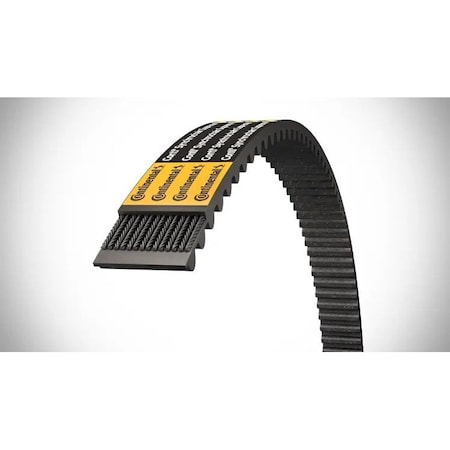 Continental 20800001 - Modified Curvilinear Industrial Timing Belt, 125 Teeth, Polyurethane, 1000 mm Wide, 8 mm Pitch, 8 MGT-1000-62