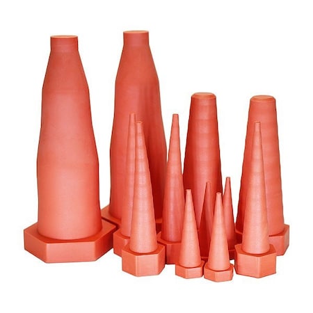 Rhino ROPLUG-K - Rhino Safety Orange Drip-Proof Plug Kit,PK12