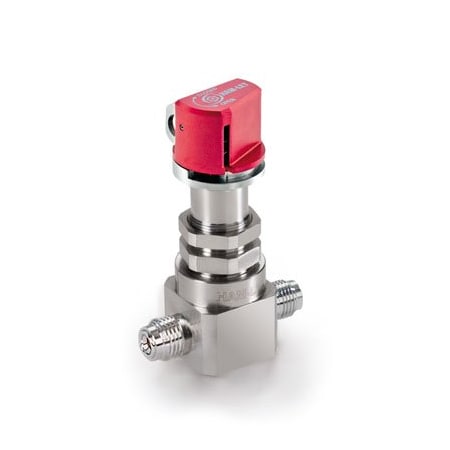 Ham-Let HM20-4VKLQ-M4-ISLT - Manual Valve,2 Port UCV,1/4 in,Male Seal