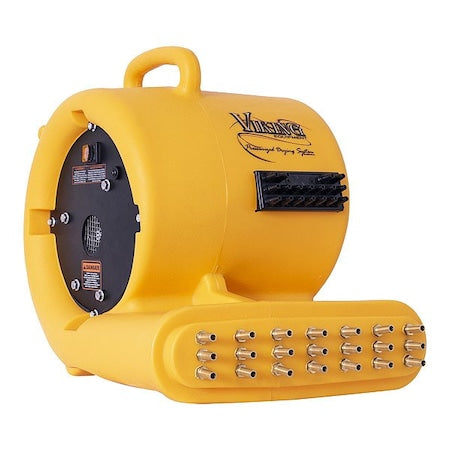 Xpower PDS-21-Yellow - Centrifugal Blower,Yellow,18-1/2in H