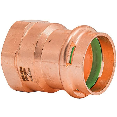 Quickfitting Surepress SPWF33R - Strt, Copper, Press-fit 1 in, FNPT 1 in
