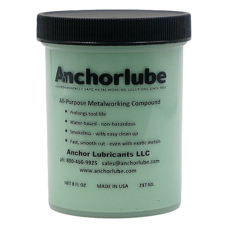 Anchorlube 3011 - Cutting Fluid, Anchorlube, 8 fl oz, Jar, Green