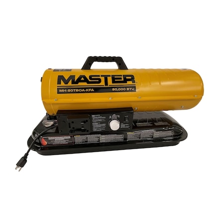 Master MH-80TBOA-KFA - Portable Oil and Kerosene Torpedo Heater