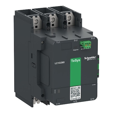 Schneider Electric LC1G400KUEN - IEC Magnetic Contactor, 1 NC/1 NO, 100 V-250 V AC/DC, 3 P, Spring Type
